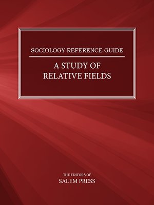 cover image of Sociology Reference Guide: A Study of Relative Fields